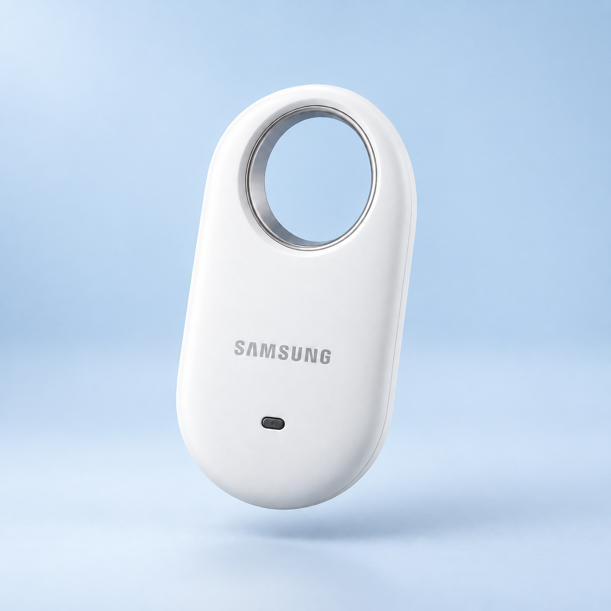 Imagen 3D ilustrativa del Samsung Galaxy SmartTag2 sin accesorio